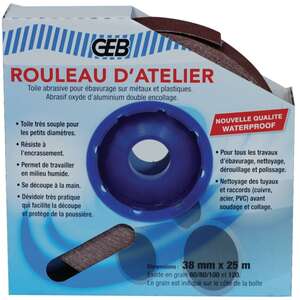 Image produit ROULEAU D'ATELIER (TOILE EMERI) GRAIN 80